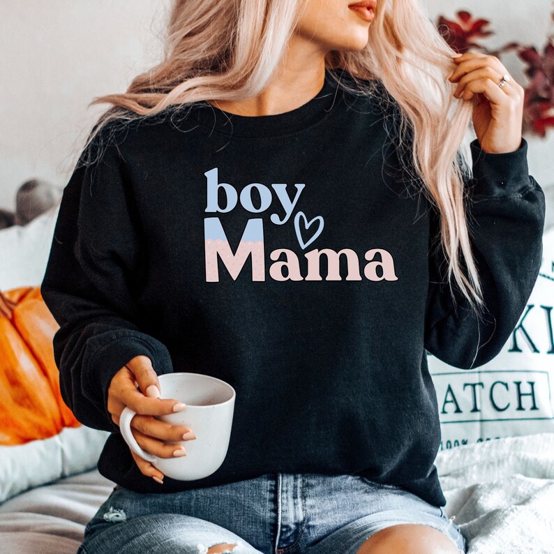 Boy Mama Sweatshirt and Hoodie Mothers Day Gift for Mom Etsy