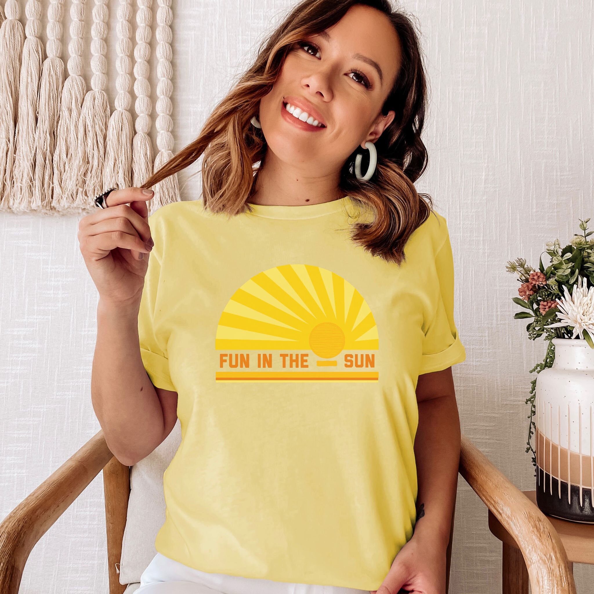 Fun In the SunBeach Shirts Beach Shirts For Women Beach Etsy