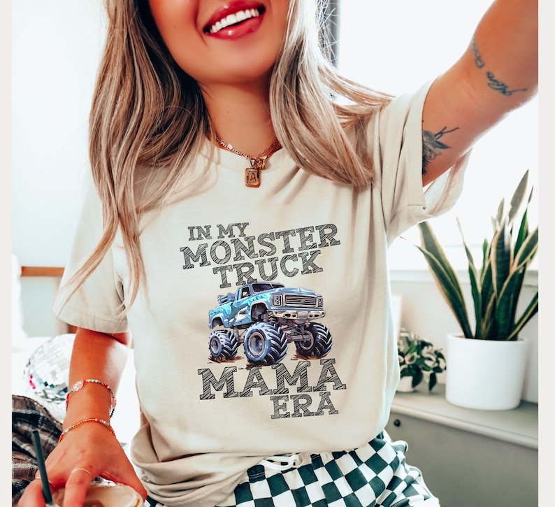 Cool Shark Monster Truck jam design is customized for every member of the family, Use any name or title, Example: In My Monster Truck Mama Era or In My Monster Truck Daddy Era. family Matching so you can all match going to the big event. great for photo's and a truly memorable night.