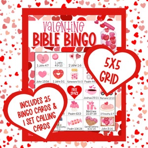 Valentine Bible Bingo