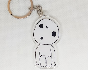 Portachiavi del personaggio Ghibli Principessa Mononoke, seconda versione