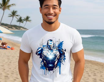 Iron Man superhero t-shirt (version 2)