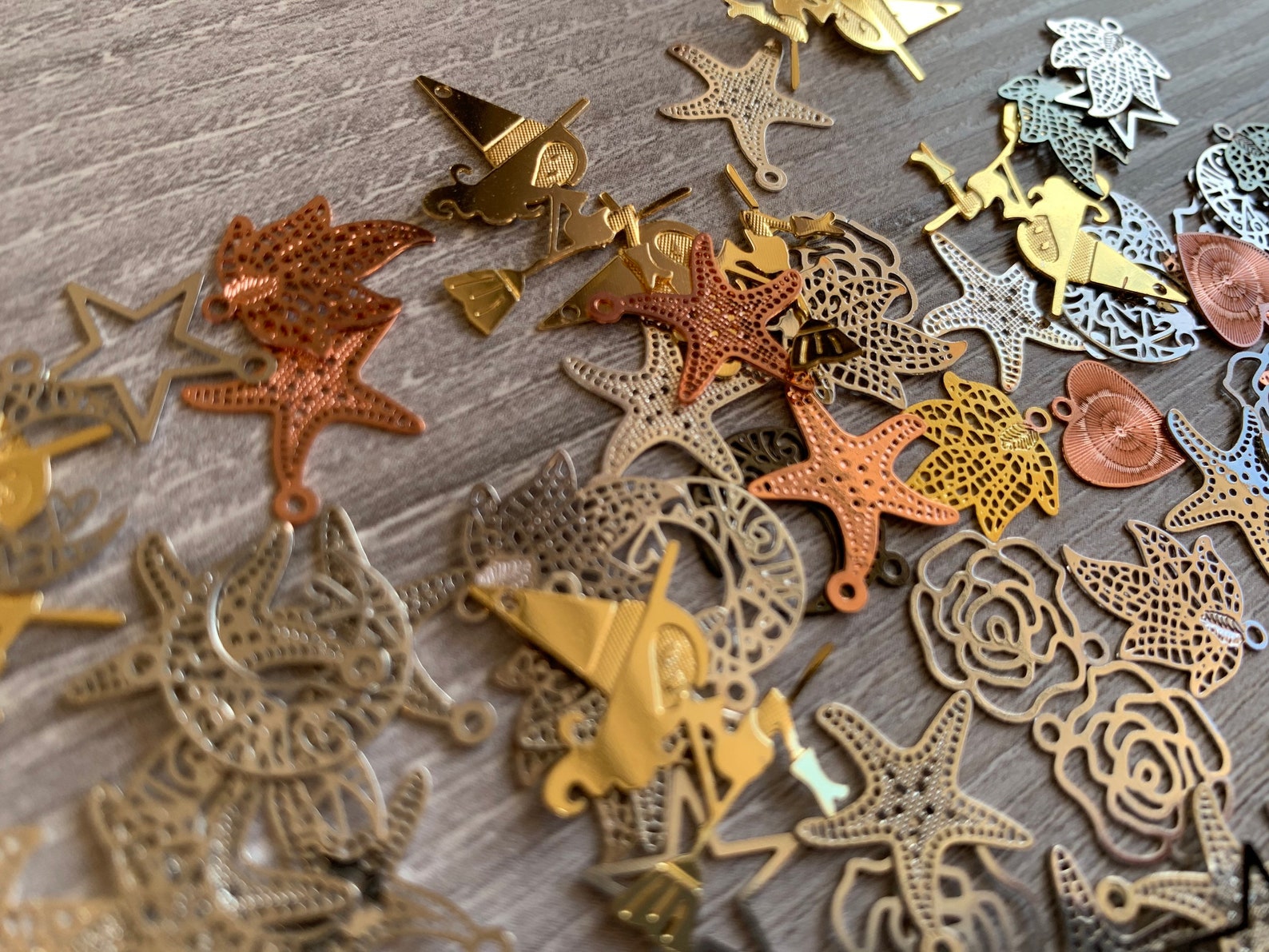 Brass Embellishments /brass Cabochons/resin/resin Etsy