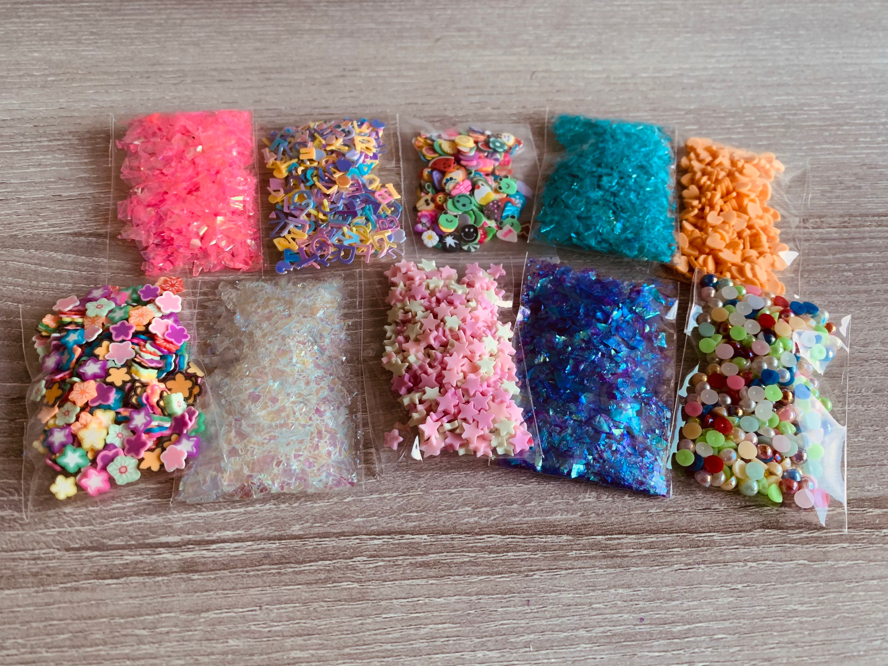 Resin inclusions bundle/nail art bundle/resin inclusions/Mylar Etsy