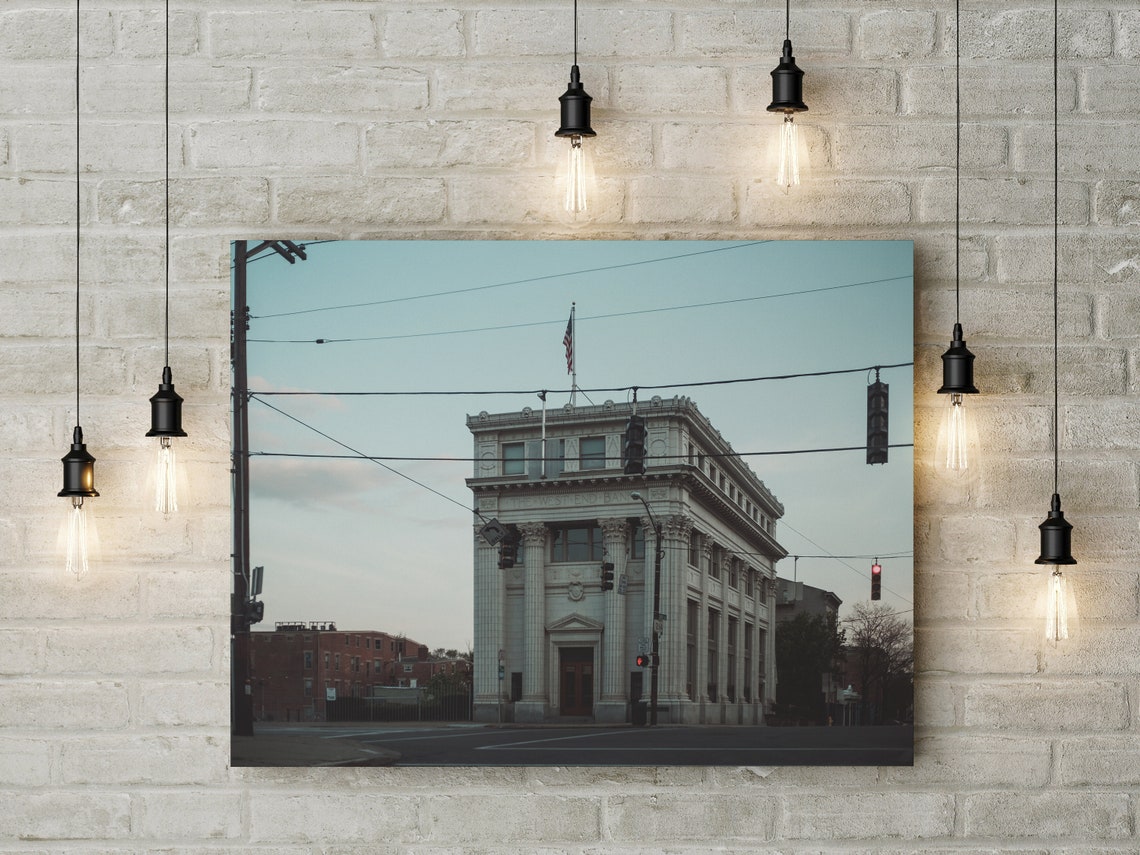 West End Bank . Cincinnati OH . Urban Photography Print . Etsy
