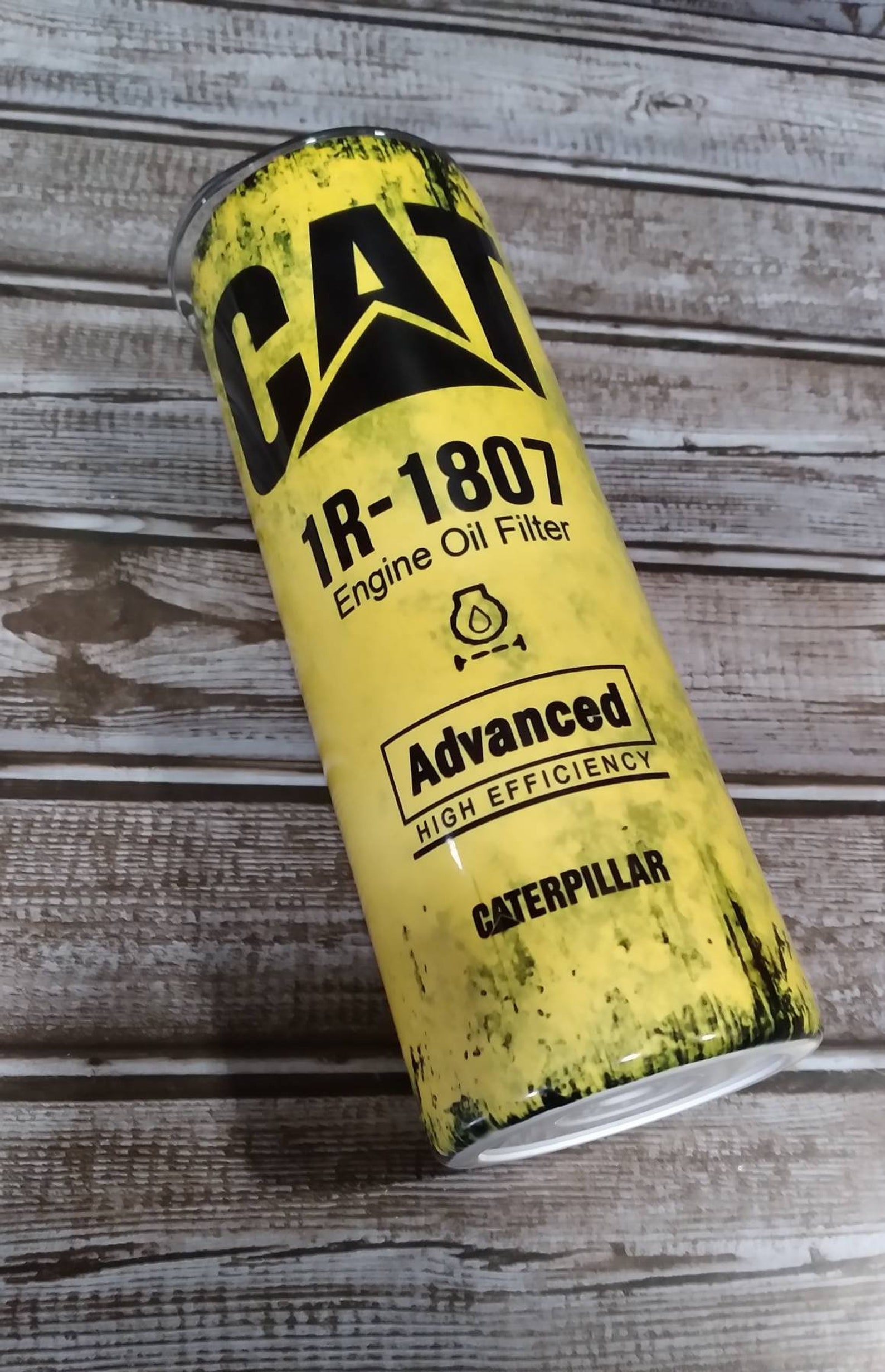 Oil Filter Travel Mug Tumbler Tumblers Yellow Oil Filter Etsy