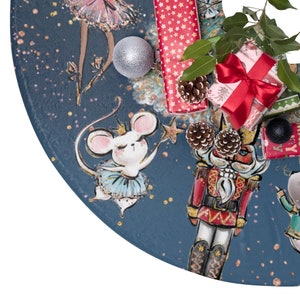 Navy Nutcracker, Christmas Ballet , Christmas Tree Skirts