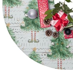 Christmas Elf, Festive Christmas Eve, Christmas Tree, Winter Toy Store, Christmas Tree Skirt