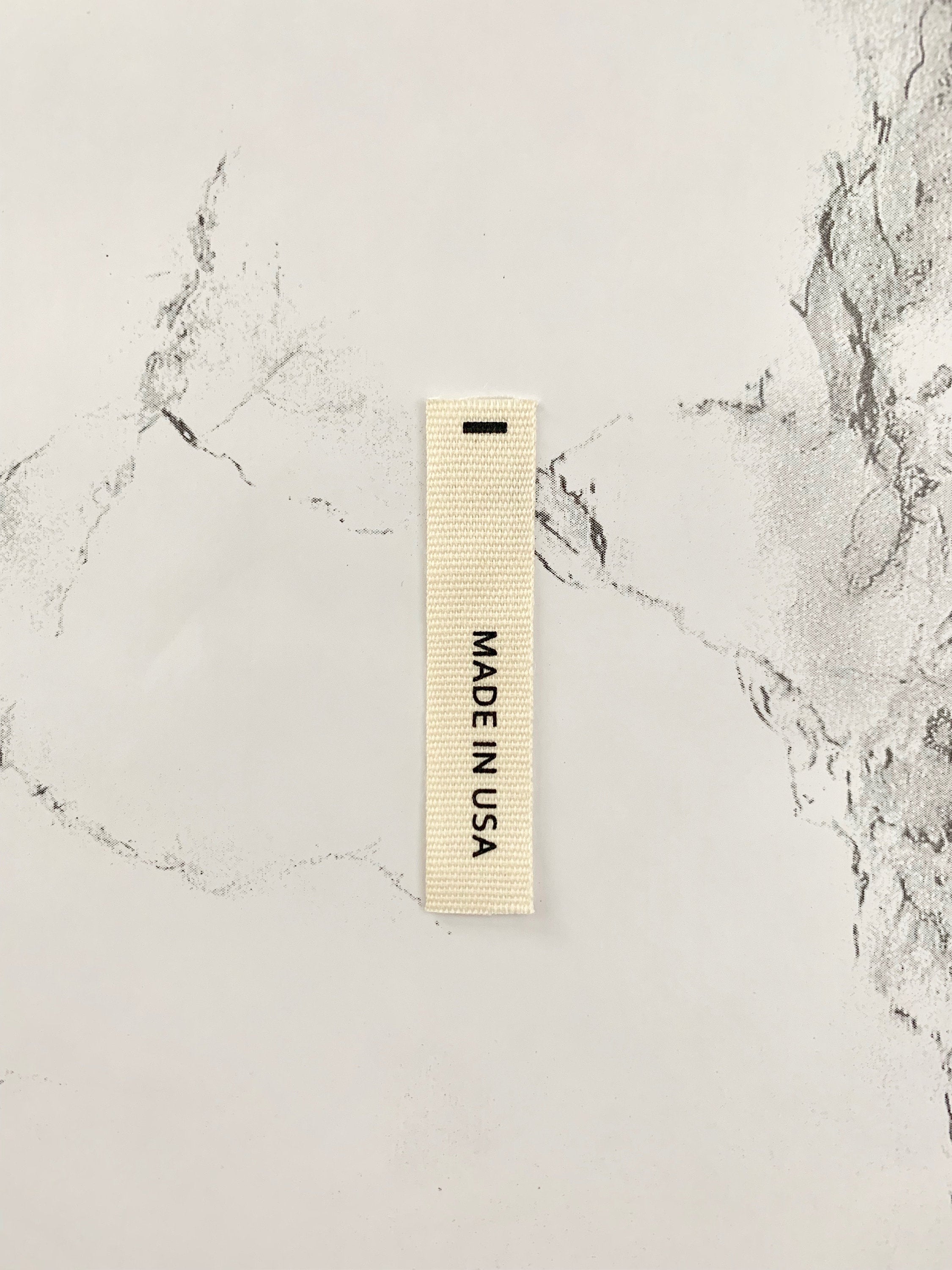 Made in USA Country of Origin Print Labels Poly Cotton - Etsy