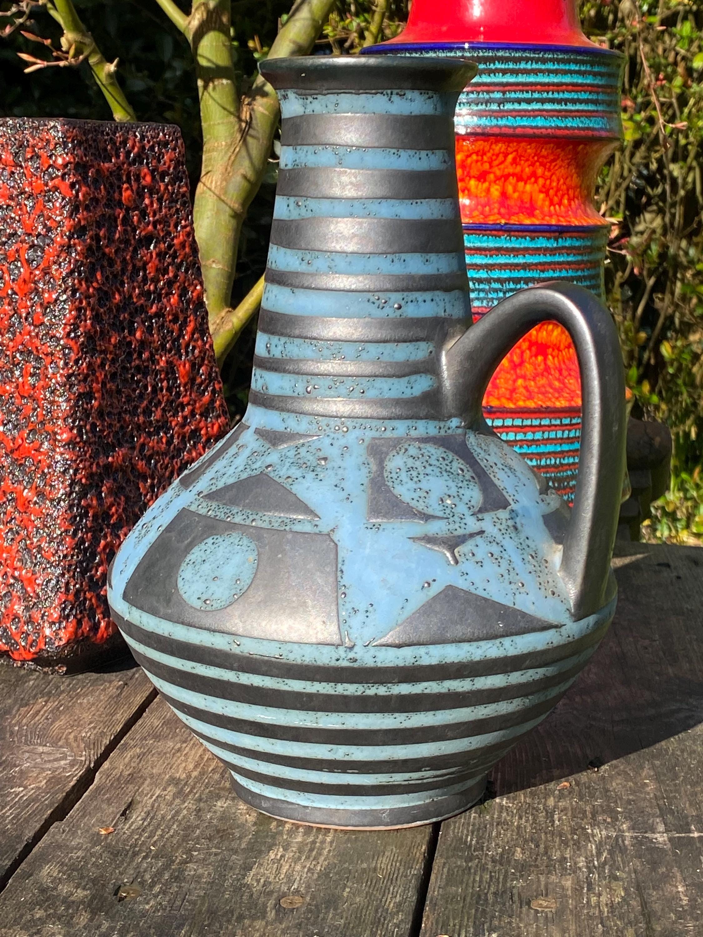 1960s 西ドイツ製 Fat Lava Carstens フラワーベース 花瓶 1960s 西ドイツ製 Fat Lava Carstens フラワーベース 花瓶 オンライン