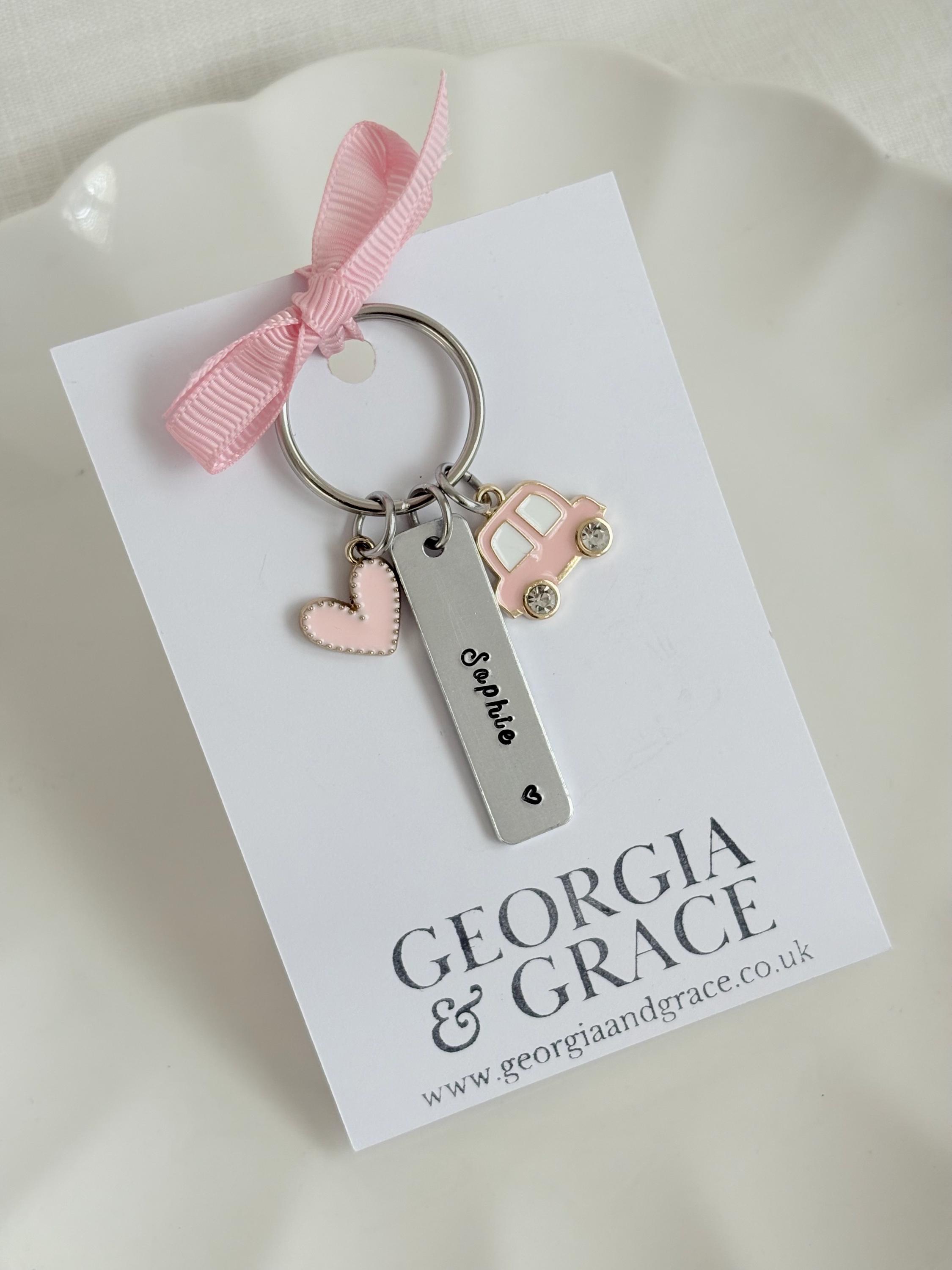 Personalised First Car Keyring, Just Passed Gift, Driving Test Gift ...