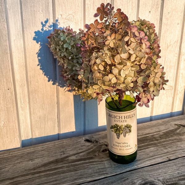 Wine Bottle Vase- Zinfandel