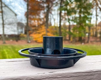 Wine Bottle Bird Feeder Attachment- Black