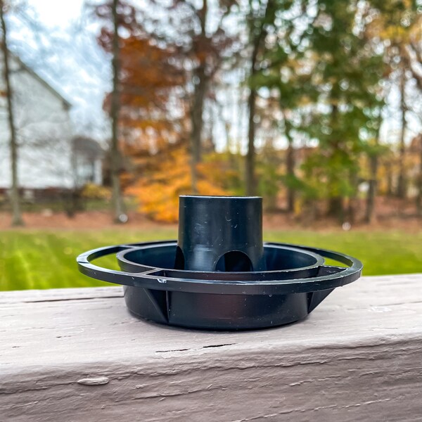 Wine Bottle Bird Feeder Attachment- Black