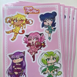 Tokyo Mew Mew/Mew Mew Power 5x7 Sticker Sheet