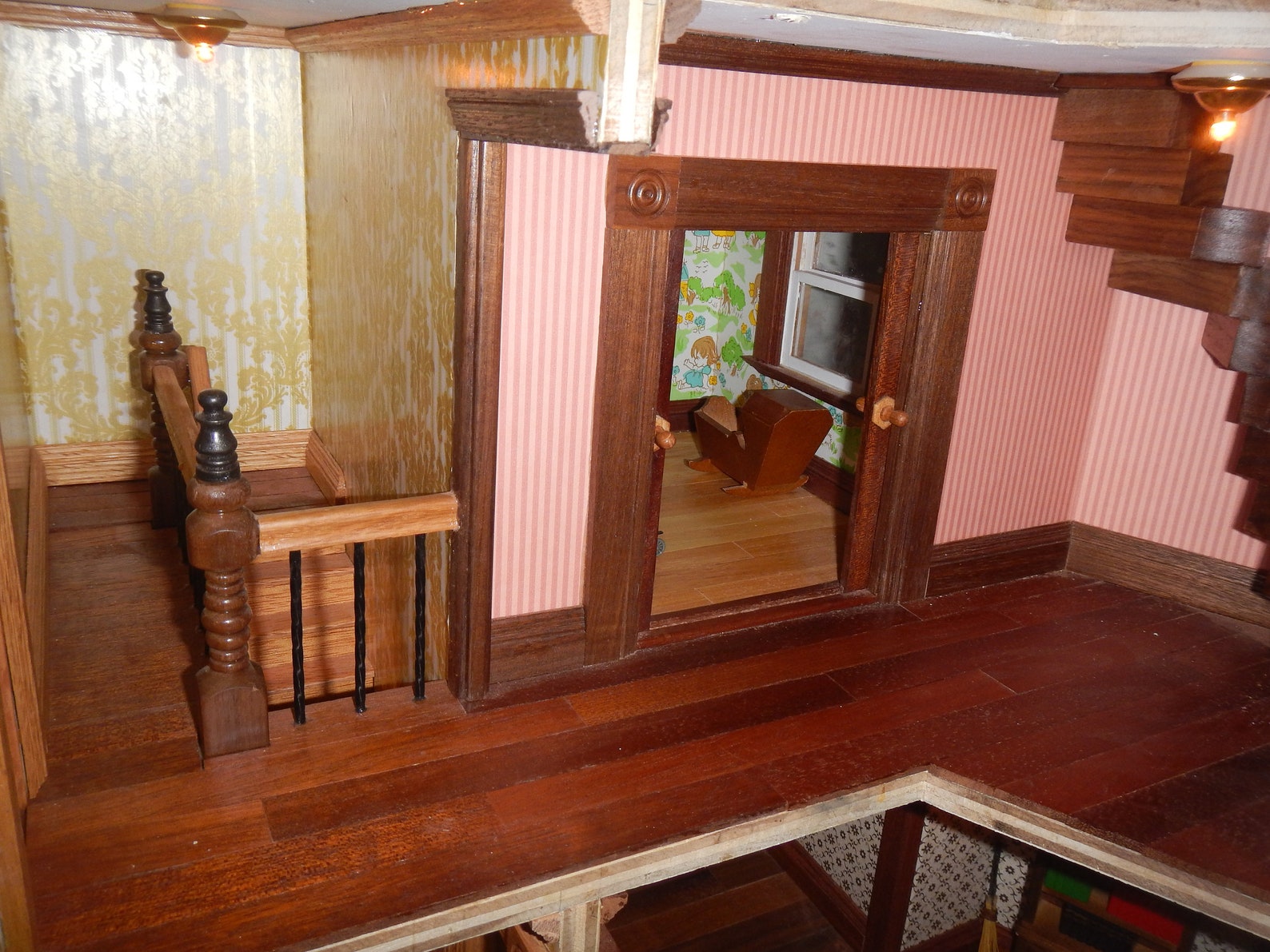 Lot of 5 Mahogany Dollhouse Floorboards Hand Made Etsy