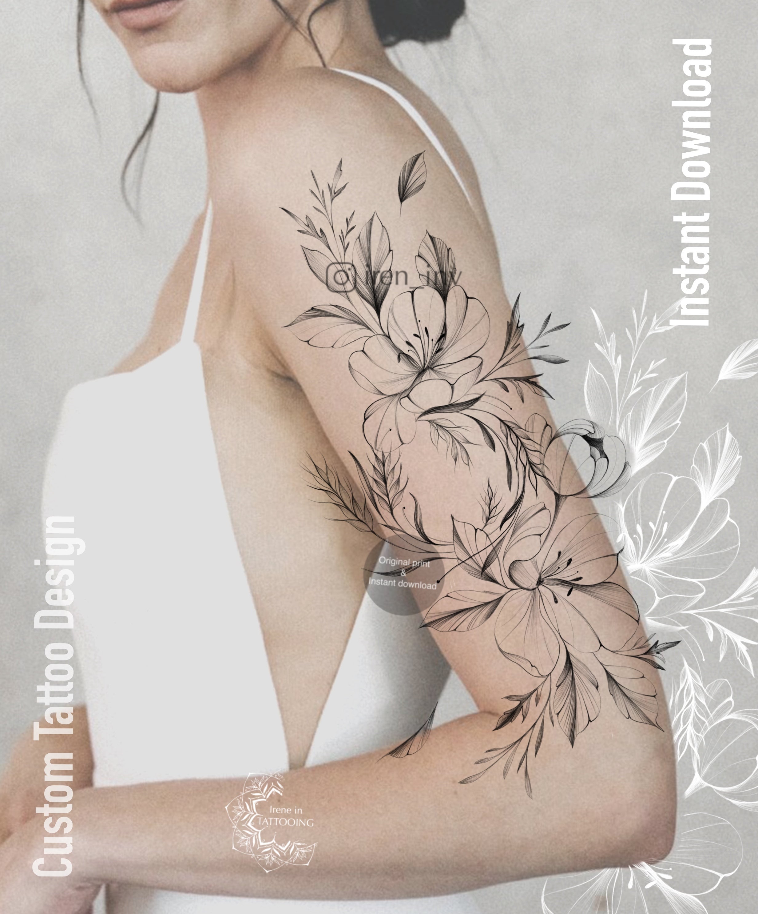 Floral shoulder cap - Done by Jason Dopko, Saskatoon, Sk. : r/tattoos