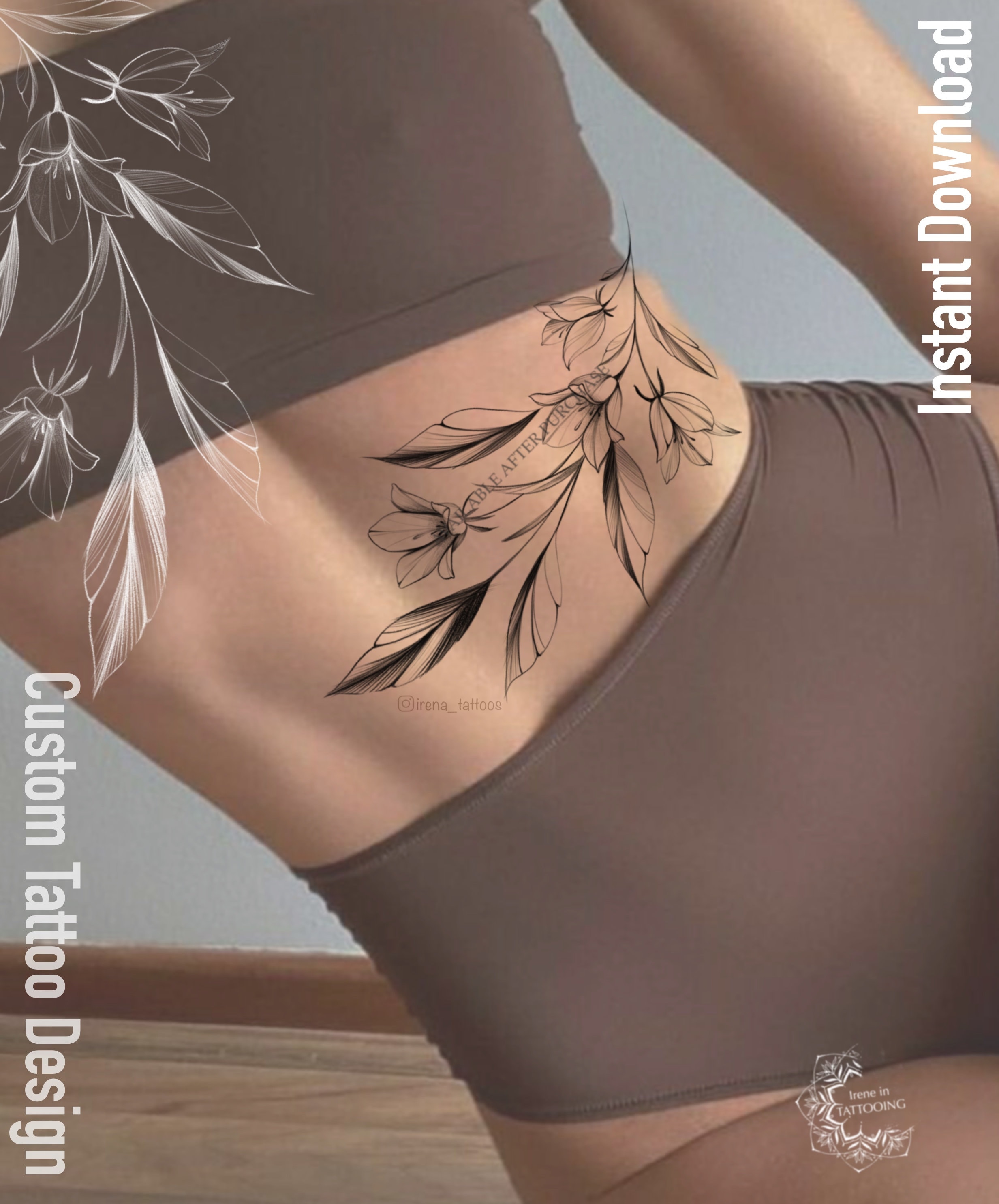 Classy Belly Button Tattoos for Women