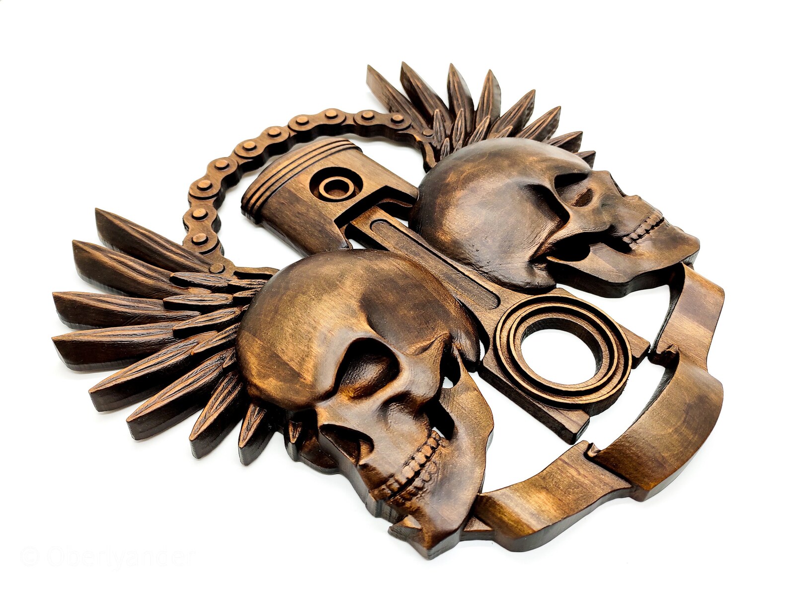 Wood Sugar Skulls Wall Decor Skull Wall Decor Wooden Tiki Etsy