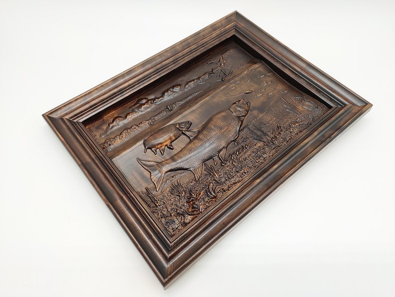 Vintage Fishing Decor Fisherman Gift Fishing Wall Decor Etsy