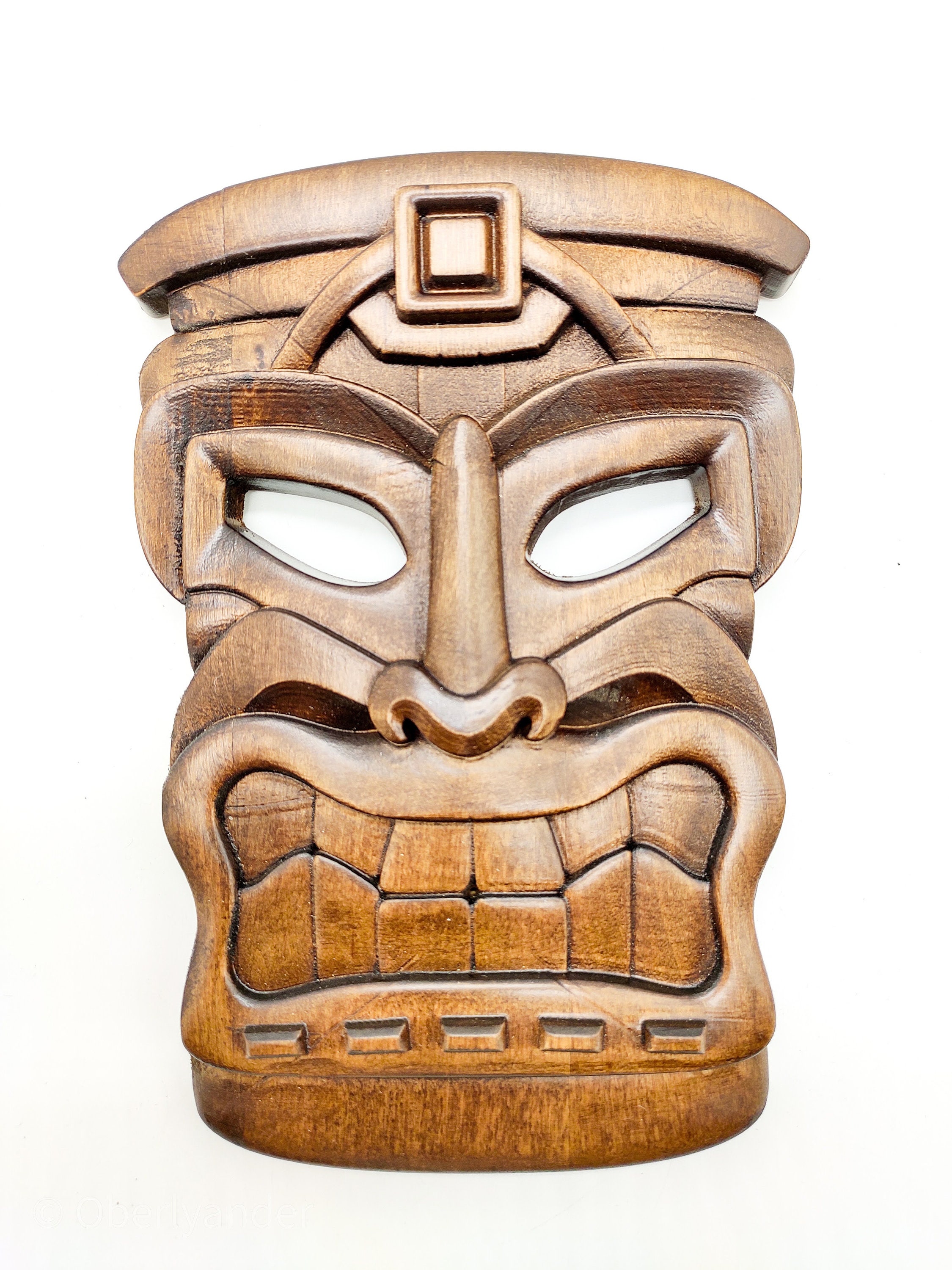 Hawaiian Tiki Mask Wood Decor Wall Decor Wall Panel Wooden | Etsy