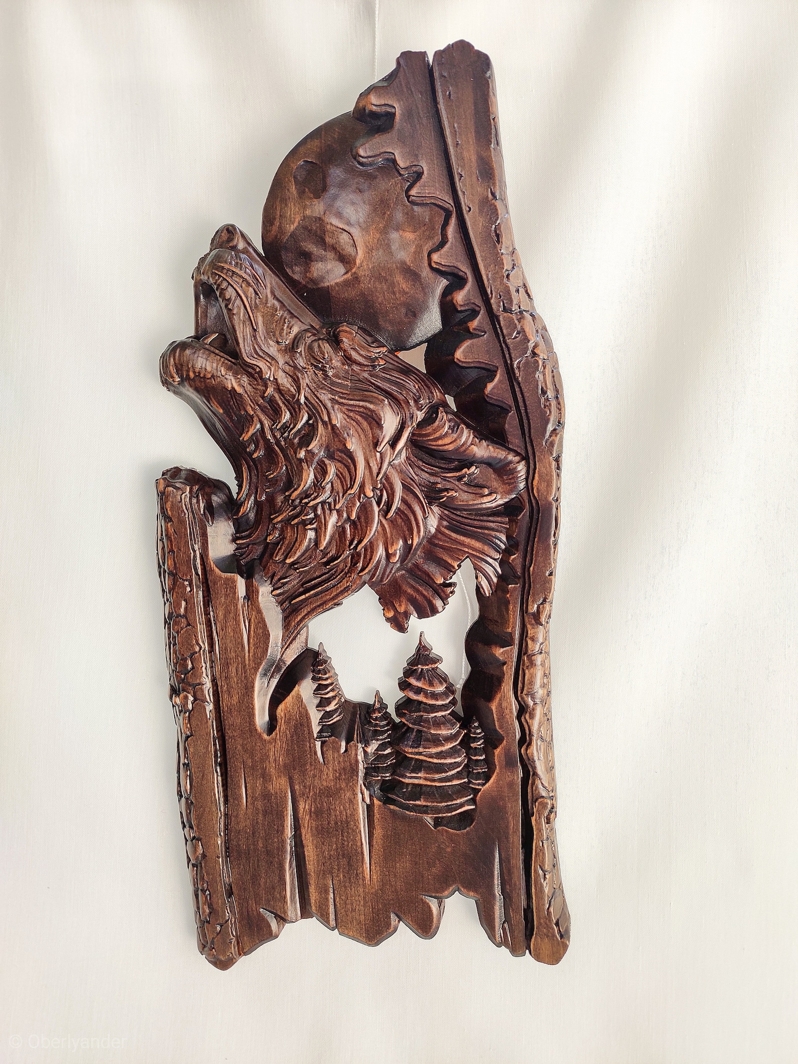 Wooden Wall Decor Carved Wood Wall Art Wooden Carver Panel | Etsy