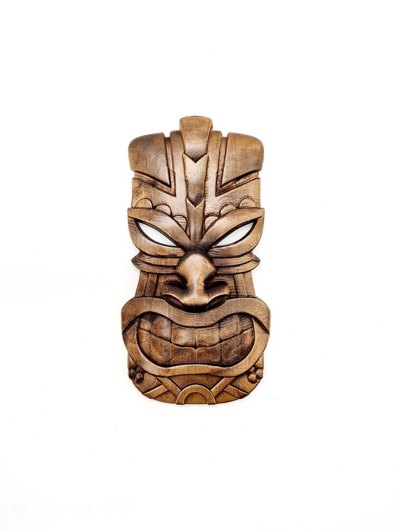 African Wood Mask Wooden Tiki Decor Wall - Mask Wall Decor Wooden African Wood Mask Wooden Tiki Decor Wall - Mask Wall Decor Wooden