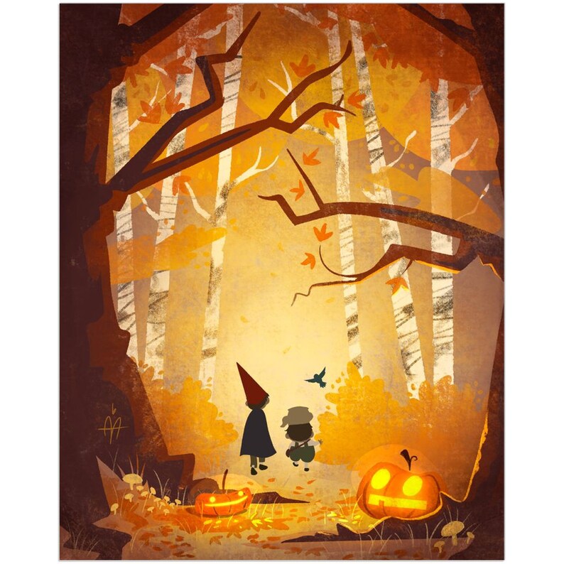 Over the Garden Wall Art Print Etsy