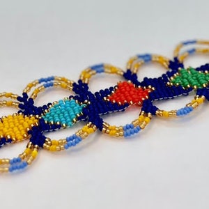 Small & Large DNA colorful beaded bracelet