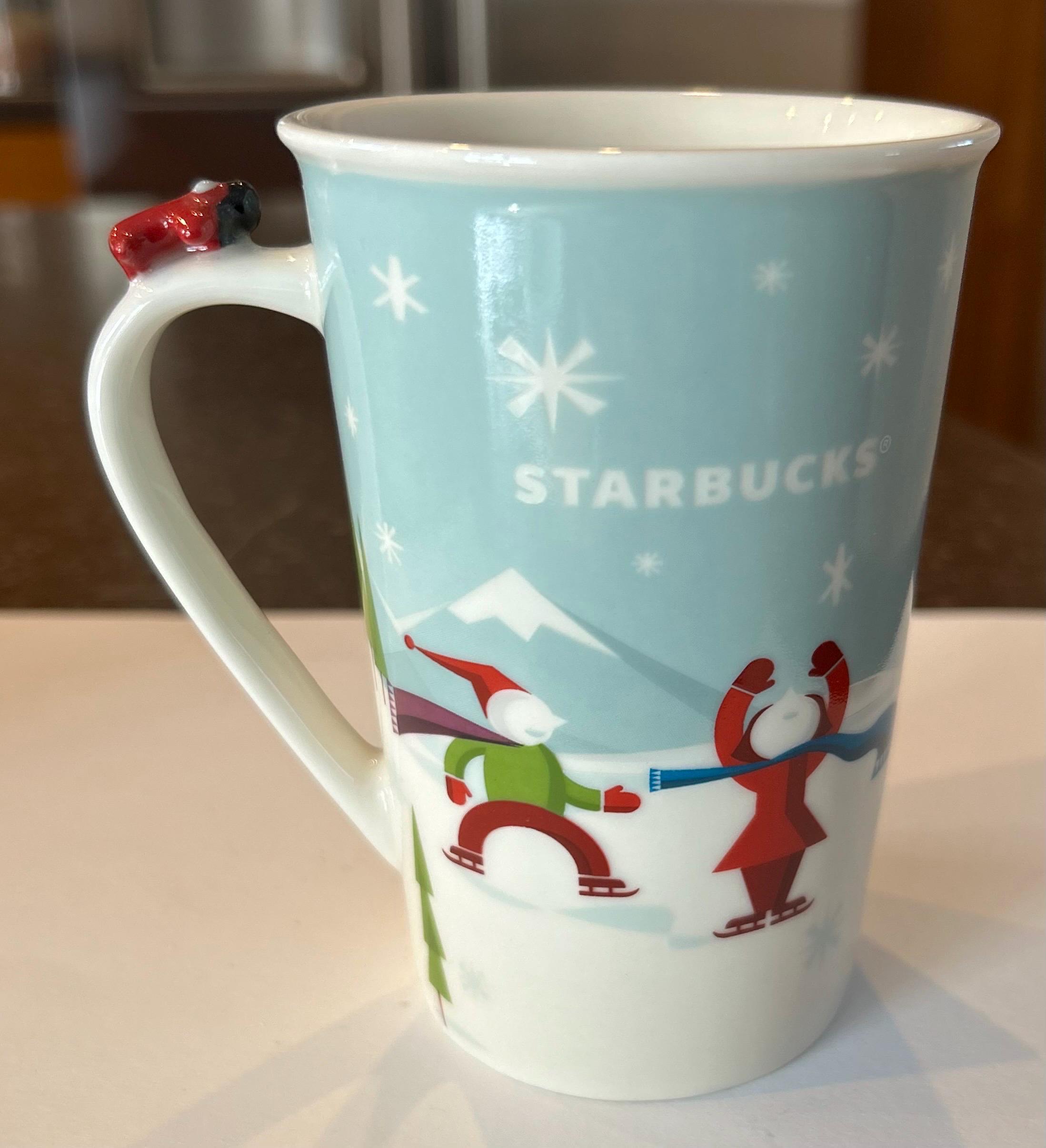 Starbucks 2011 Spirt Holiday Red Plane Snow Sledding Ceramic Coffee Mug  12oz Cup - Etsy