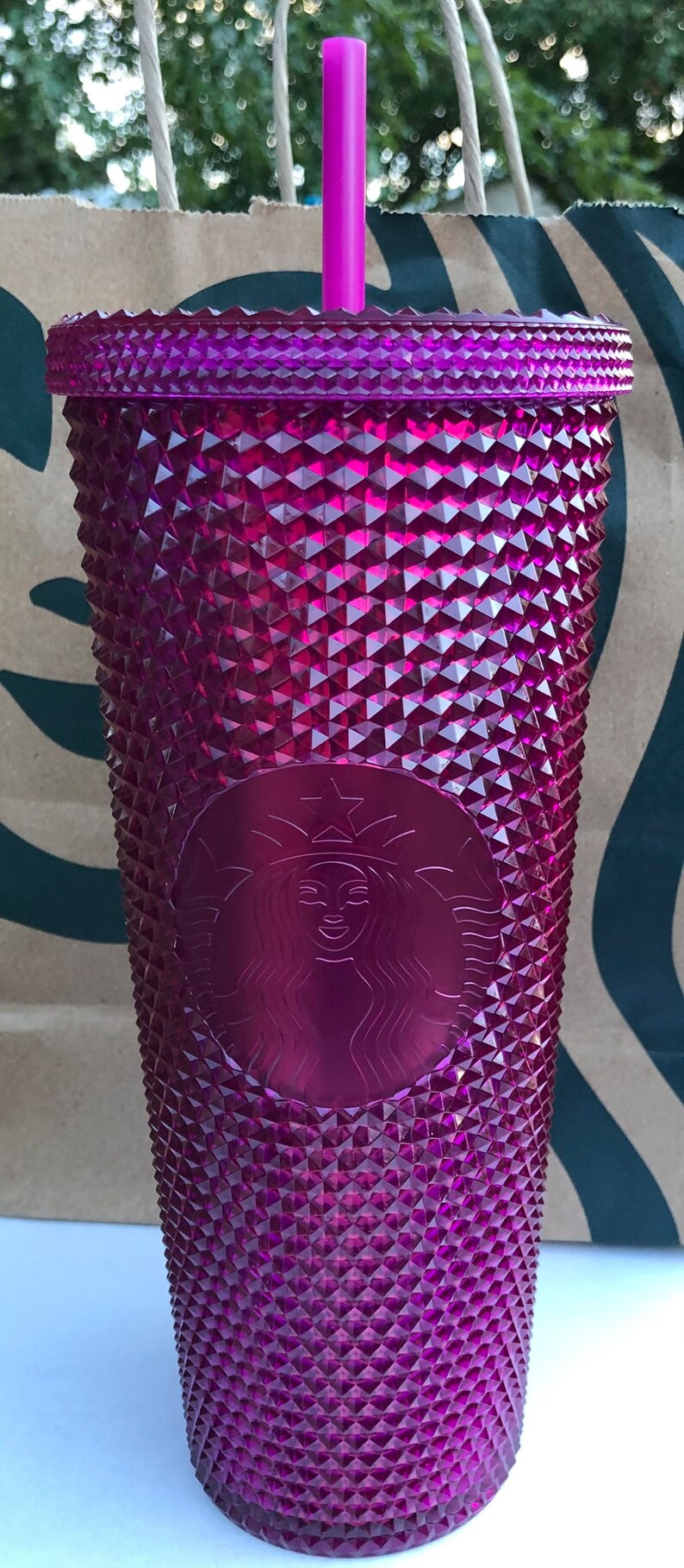 New Starbucks 2022 Fall Halloween Bling Berry Studded Tumbler Etsy