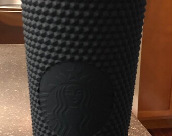 New Starbucks Matte Black Studded Tumbler Soft Touch Bling New Release 2021 Cup