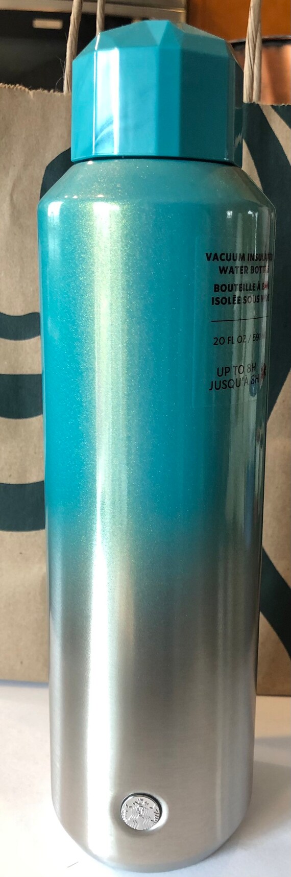 Starbucks Double Walled Stainless Steel Water Bottle 20 Fl Oz