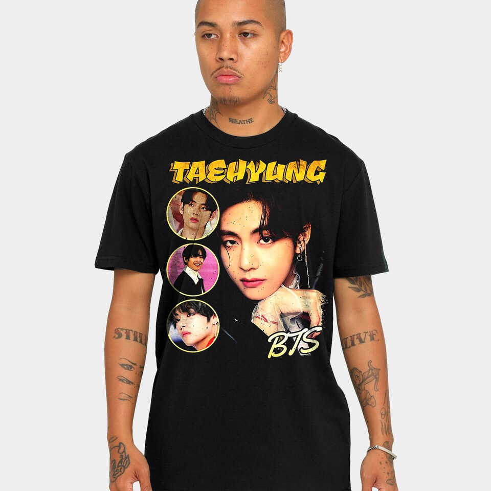 Kim Taehyung Park Jimin Airport Tshirt printerval.com