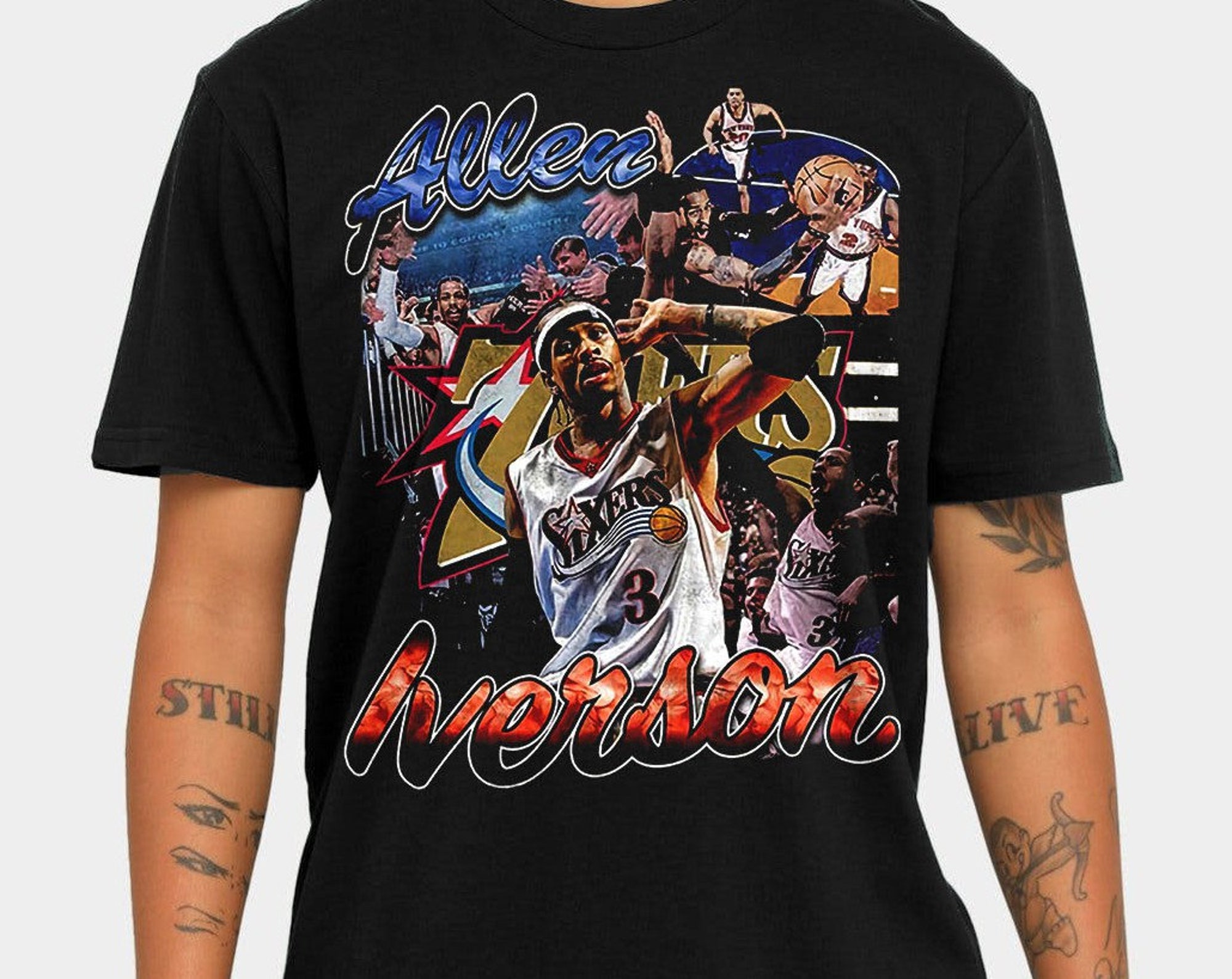 Discover Vintage Allen Iverson The Answer Philadelphia