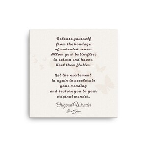Original Wonder Motivational Print Canvas