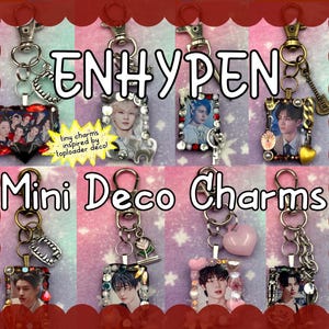 Enhypen Kpop Mini Deco Charms by TheuwuSnail