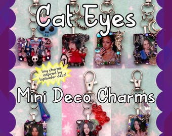 Cat Eyes Kpop Girl Group Mini Deco Charms by TheuwuSnail