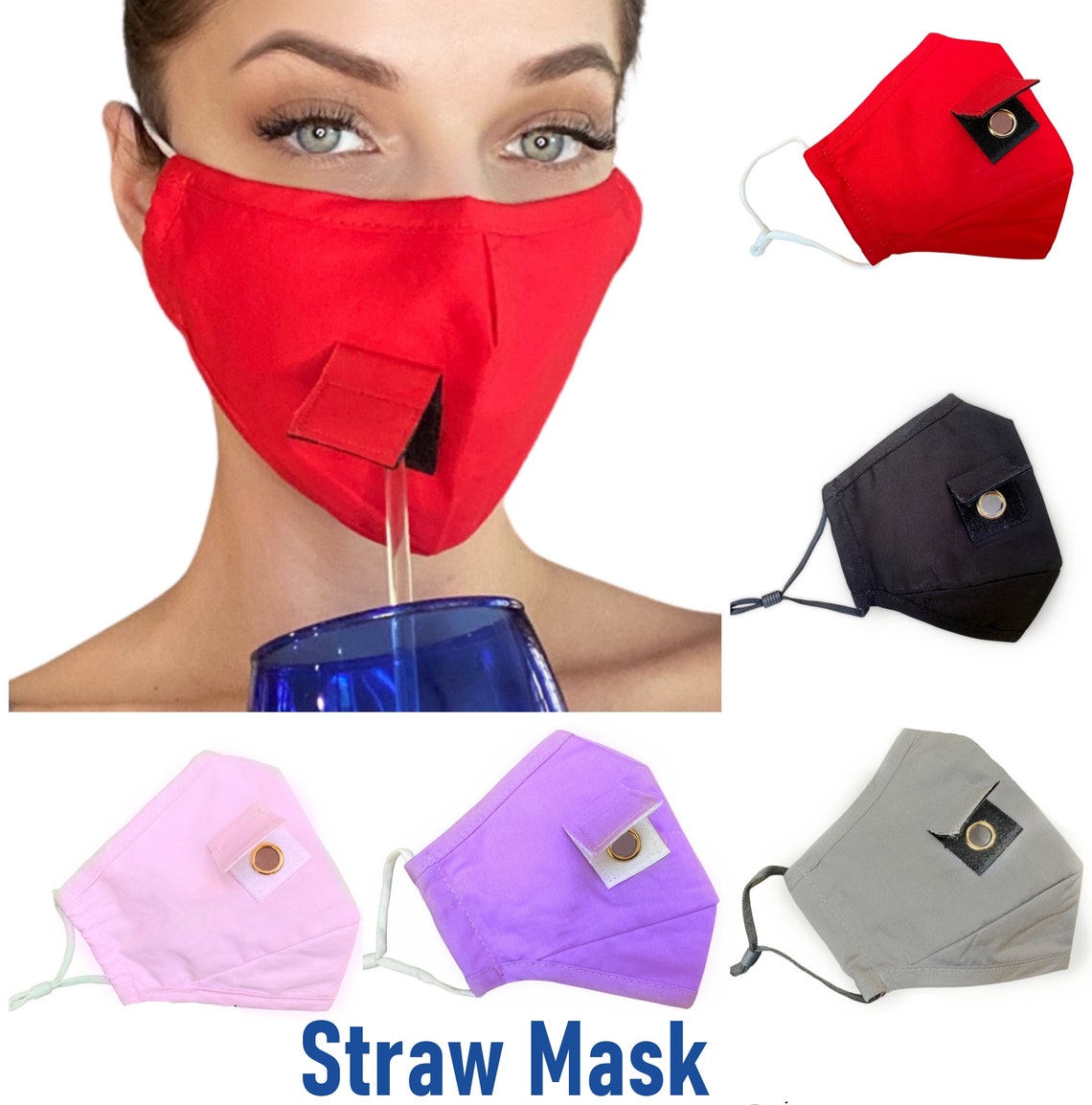 Anti Fog Face Mask With Filter 4 Layer Cotton Face Mask With Etsy