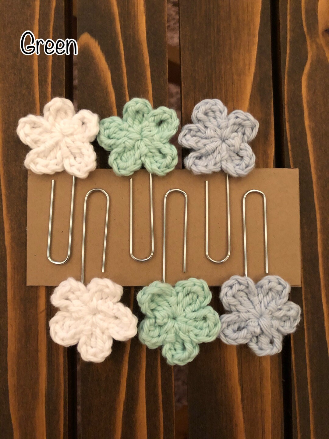 Large Decorative Flower Paperclips set of 6 paper clips Etsy Nederland