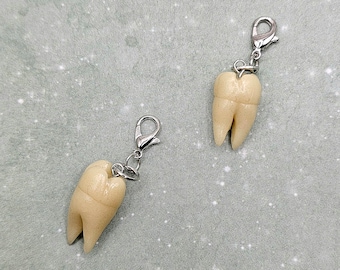 Molar tooth charm glow in the dark