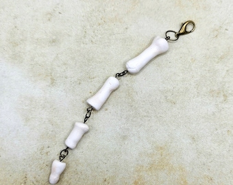 Finger bone charm chain