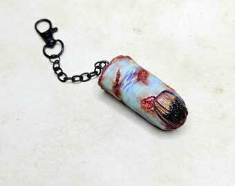 Zombie finger keychain