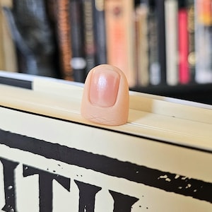 The Finger Bookmark (slip in) , quirky page marker for readers