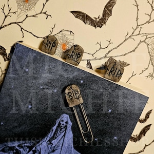 RIP Headstone bookmark