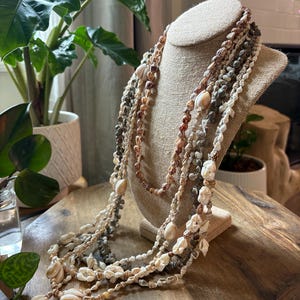 Seashell Lei Set: Authentic Polynesian Celebration Necklaces