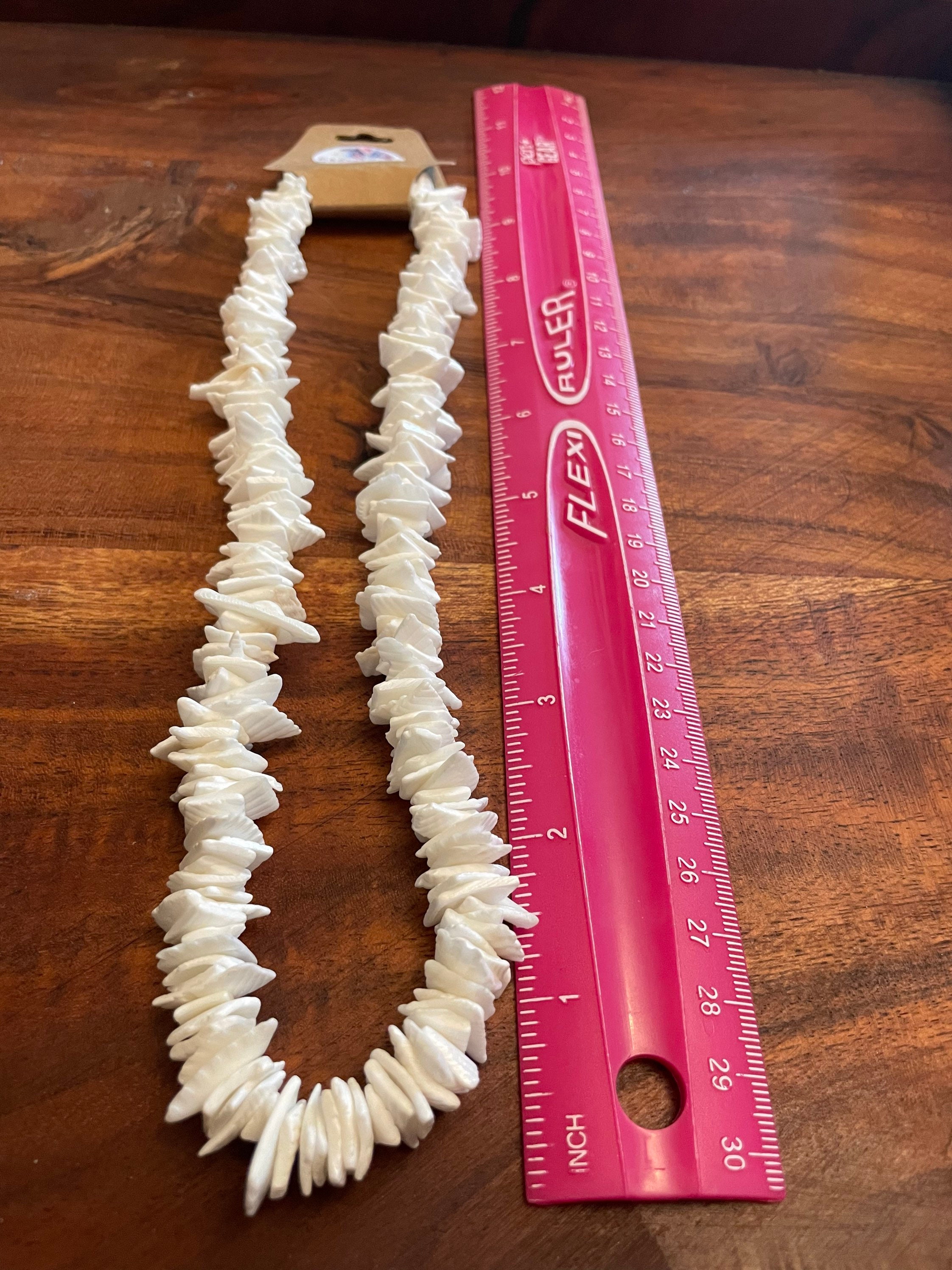Classic White Authentic Puka Shell Necklace - Retro 1990’s Style - Etsy