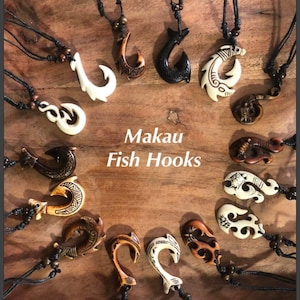 TopNotch Outlet Fish Hook Necklace - Maui Hook (2 Pc) Moana Cosplay Toys -  Hawaiian necklace - Maori Necklaces : : Clothing, Shoes &  Accessories