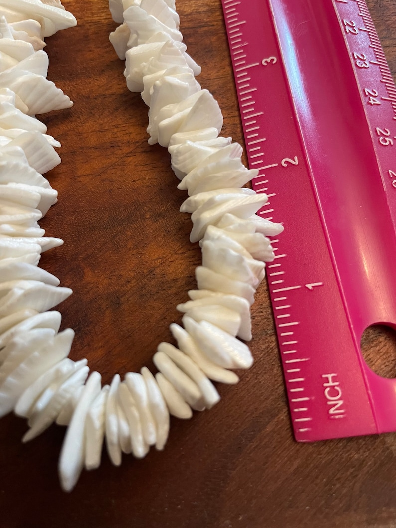 Classic White Authentic Puka Shell Necklace - Retro 1990’s Style - Etsy