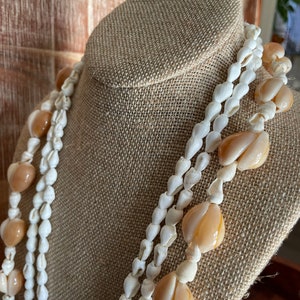 Cowrie & NASA Shell Necklace Leis Set – Traditional Hawaiian Jewelry